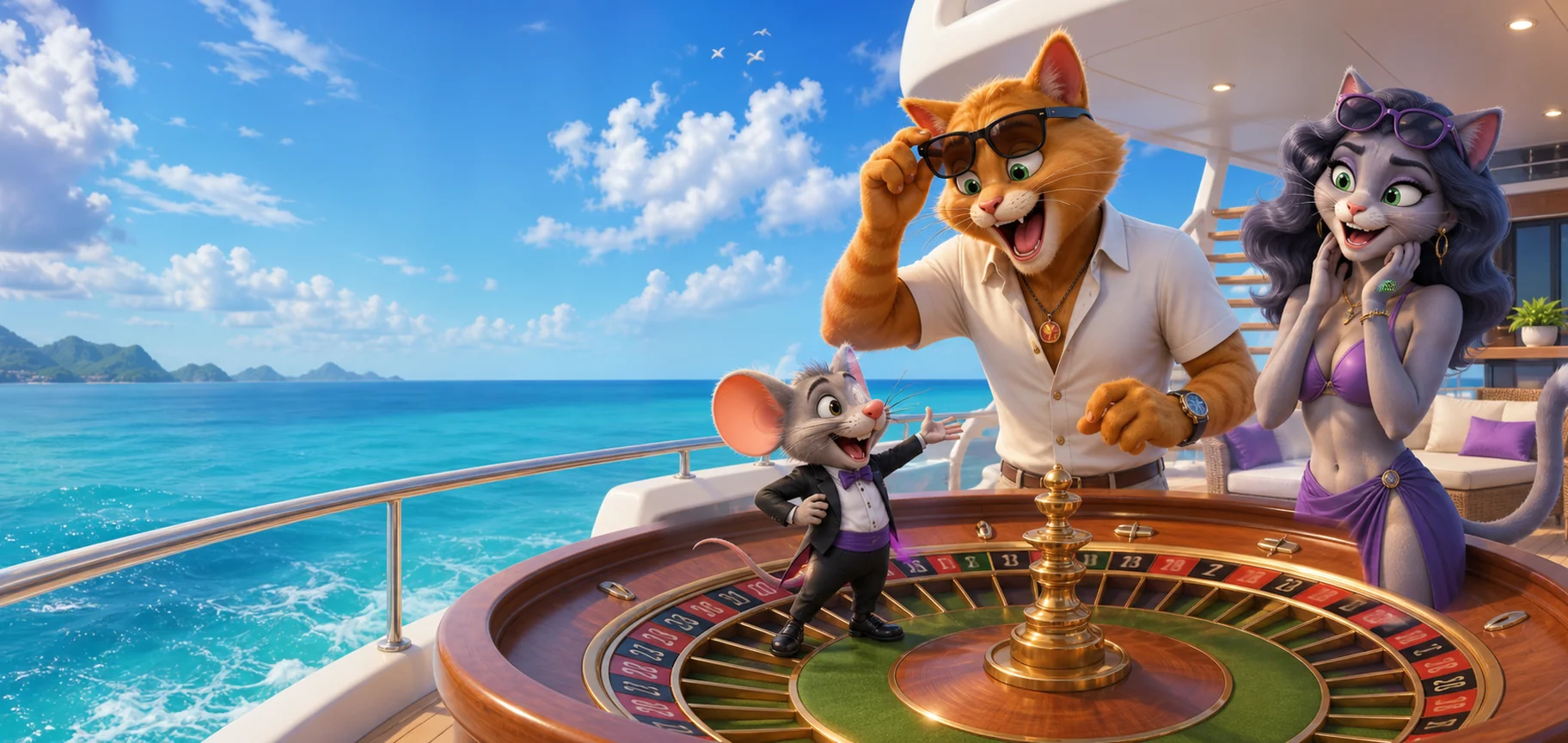 Helles Cazimbo Sky Deck mit Casino- und Sportwelten